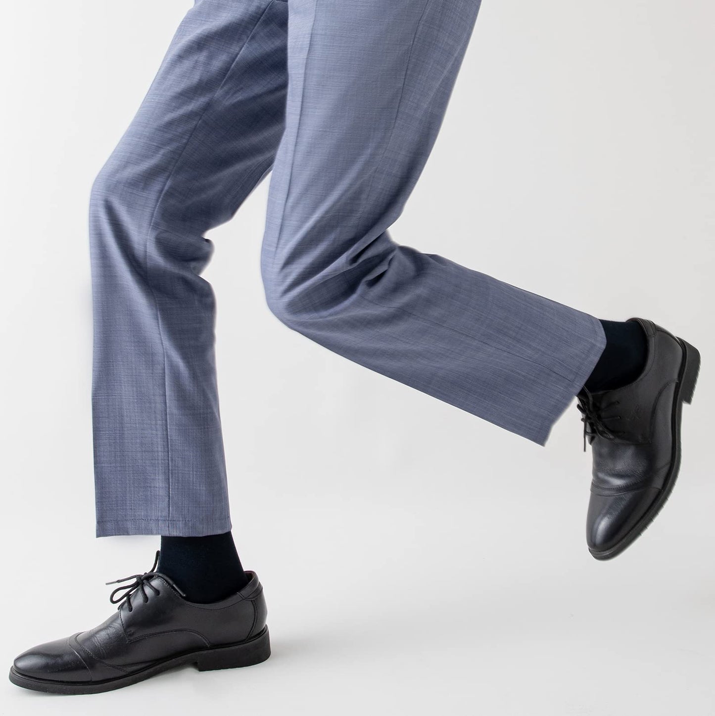 Men's Dress Socks 5 Pairs Mens Cotton Calf Business Formal Soft Breathable Athletic Long Crew Casual Socks