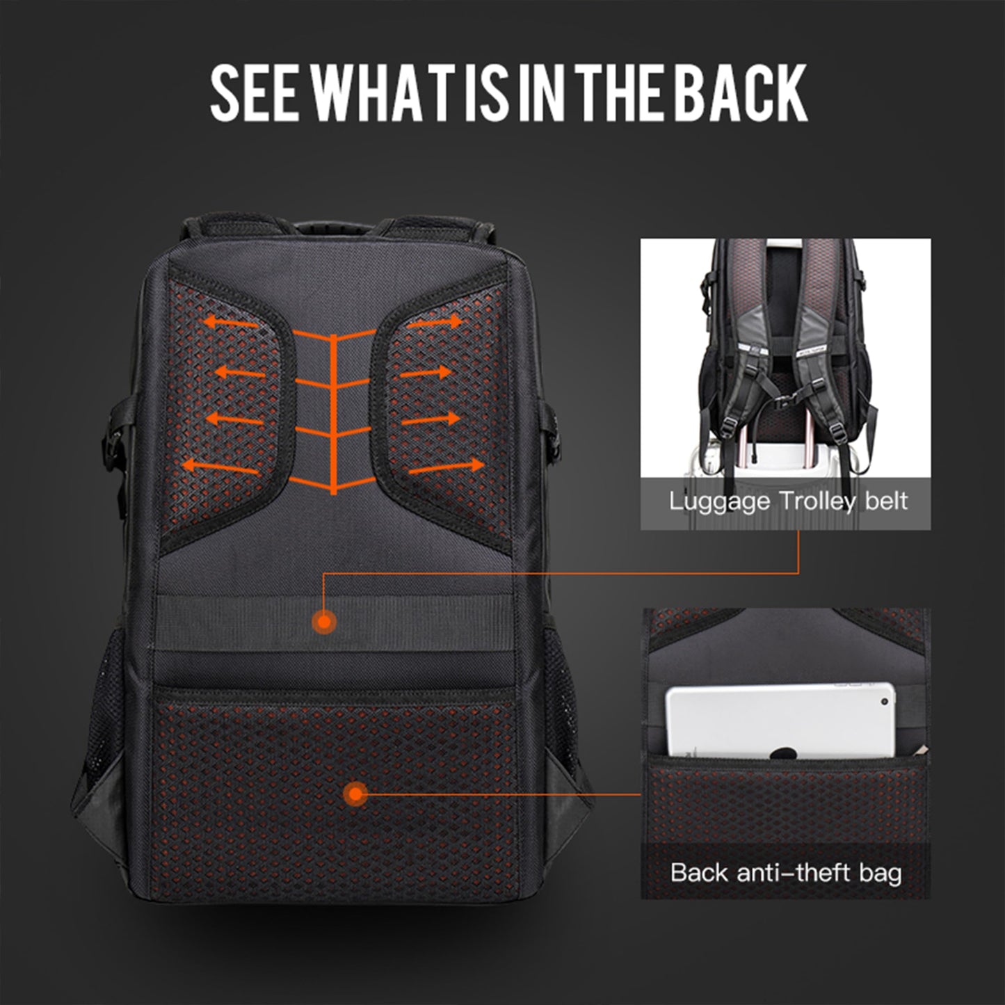Arctic Hunter 26 L Laptop Backpack Water Resistant Anti-Theft Pocket with USB Port and Separate Laptop Compartment Premium Office Backpack B00387